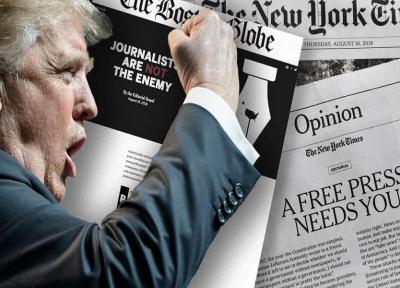 حمله دوباره ترامپ به رسانه های آمریکایی