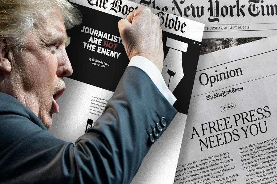 حمله دوباره ترامپ به رسانه های آمریکایی