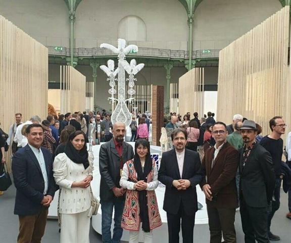 بازدید سفیر ایران از نمایشگاه بین المللی فاین کرفت پاریس