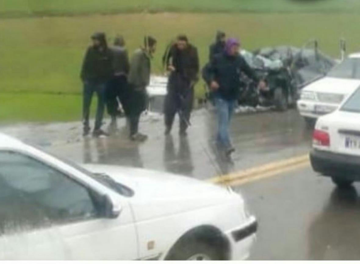 خبرنگاران حادثه رانندگی جاده دیواندره به سقز یک کشته برجا گذاشت