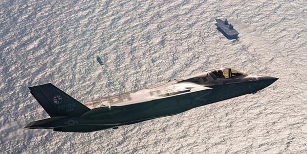 سقوط جنگنده اف، 35 ناو هواپیمابر انگلیس در دریای مدیترانه